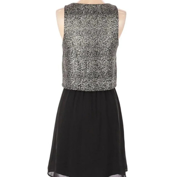 Everly 100% Polyester Cocktail Dress Solid Black S - Picture 2 of 6